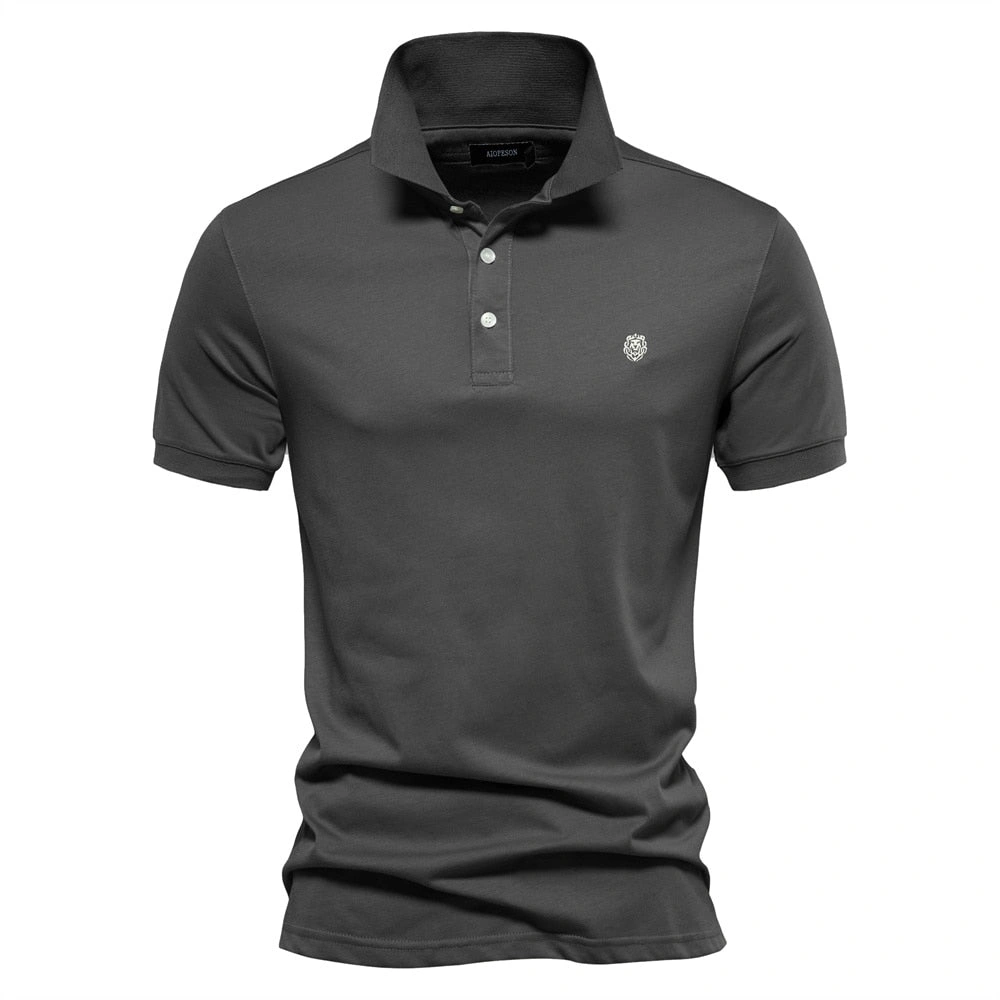 West Louis™ Geborduurd Katoenen Polo Shirt: Klassiek comfort met een vleugje stijl