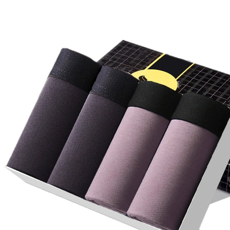 West Louis™ Heren Thermische Boxers: 4 Stuks, Ultiem Comfort voor de Winter! Heerlijk warm en stijlvol.